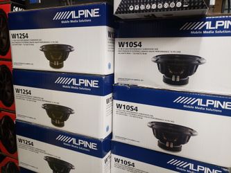 12" ALPINE BASS LINE SUBS