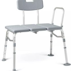 Medline Transfer Bench with Back G3-100KBX 400lb weight cap