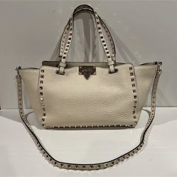 Valentino Garavani Rock Stud Two Way Bag/Small Tote