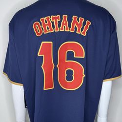2026 WBC Japan Men's Baseball Blue Jersey #16 Ohtani