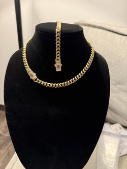 8mm Thick Miami Cuban Link Set • Chocker Chain & Bracelet • LIFETIME WARRANTY 