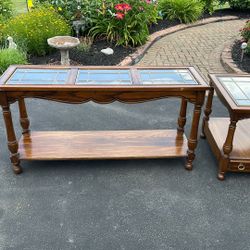 Entry Table, Coffee Table, and End Table 