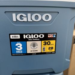 Igloo (contact info removed)-Quart Cooler, Ice Blue $45 Each