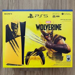 PlayStation 5 Digital Edition Console 825 GB - Marvel’s Wolverine Battle Yellow Limited Edition Bun