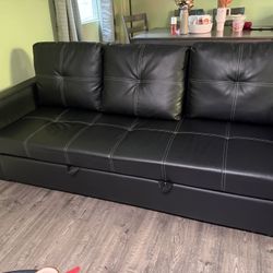 Black Sleeper Couch 