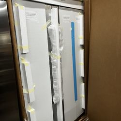 NEW! KitchenAid 48” Stainless Steel Side X Side Built In Refrigerator 48”