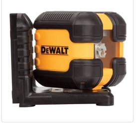 DEWALT 40 ft. Red Self-Leveling Cross Line Laser Level with (2) AA Batteries & Case