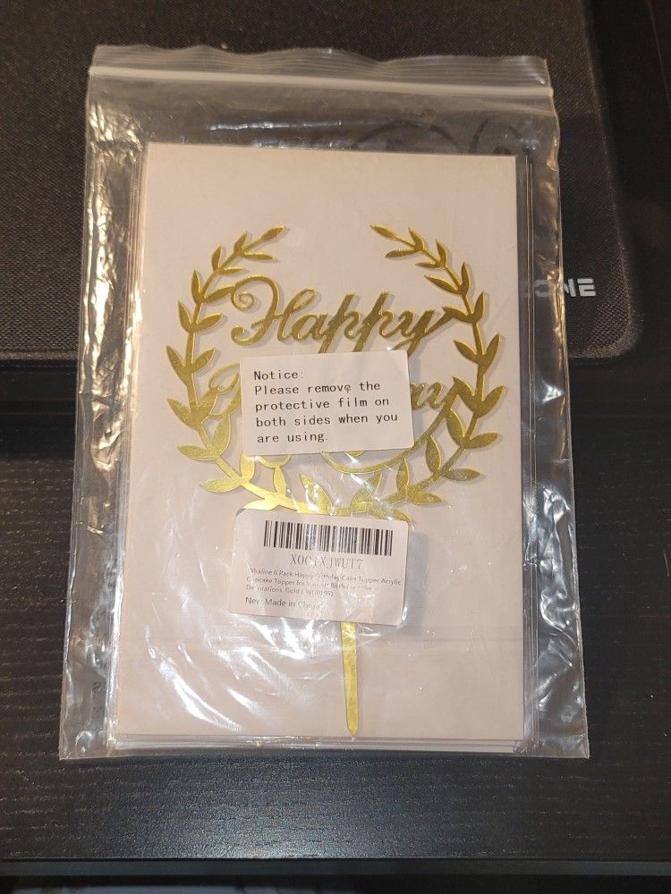12 Birthday Cake Toppers