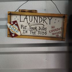 Laundry Sign