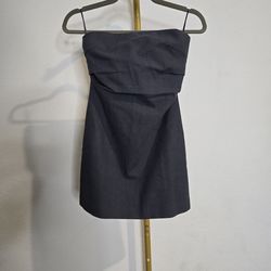 Lioness Charcoal Strapless Dress Size XS
