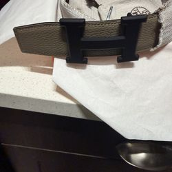 Hermes Men’s Belt Reversible 