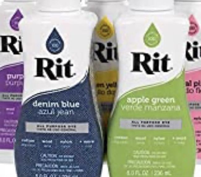 Brand New Bottles Of RIT All Purpose Dyes Almost Any Color You Desire