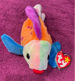 Ty Beanie Baby Lips the Fish