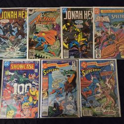 Bronze Age Comic Book lot of 7! DC. Vintage. Keys. Mixed lot. Superman.