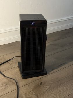 Portable Space Heater — Black