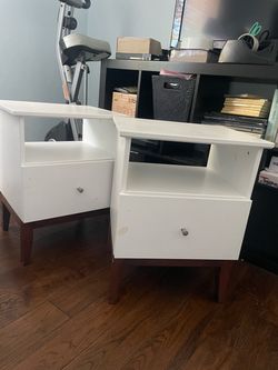 2 IKEA TARVA nightstands (painted/stained)