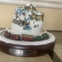THOMAS KINCADE WHITE CHRISTMAS TRAIN