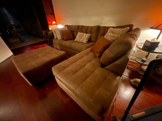 Sectional Couch & Ottoman