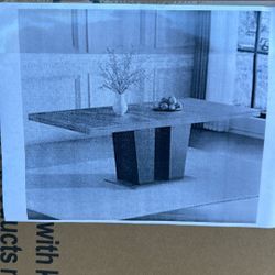 Brown Dining Table 