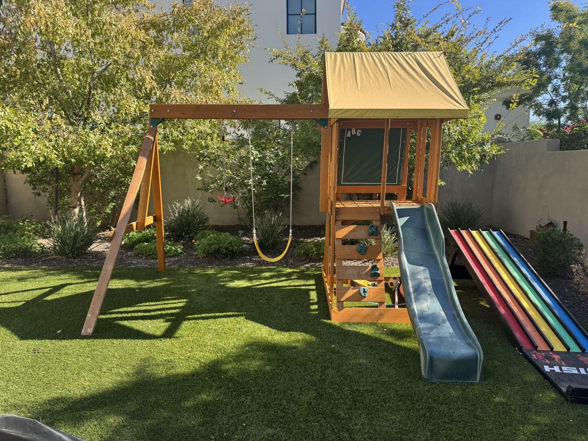 KidKraft Appleton Wooden Swing Set