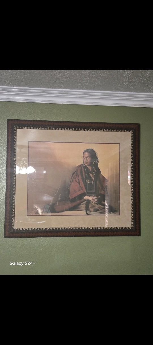 Beautiful Indian Girl Print