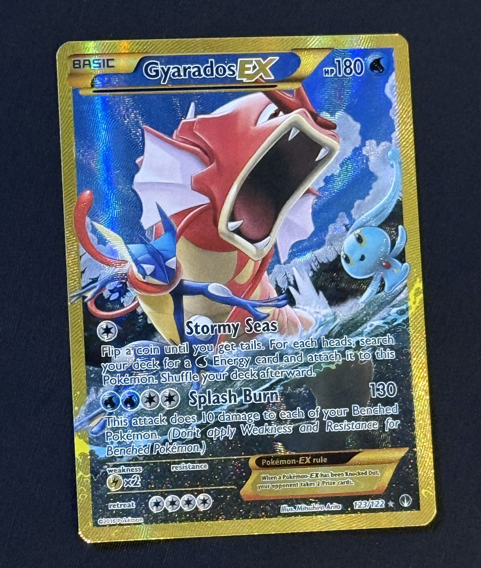 Pokémon Gyarados EX TCG Breakpoint 123/122 Secret Rare