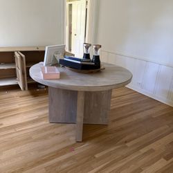 Best Off. West Elm Table. 