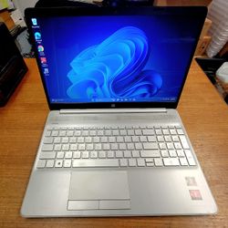Fixed Price: HP Notebook 15.6" Laptop Ryzen 3/ 8GB/ 128 SSD Win 11 #9480