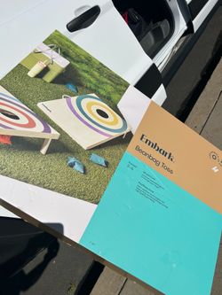 Corn hole boards with bean bags
