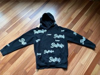 Ballislife All-Over Print Black Hoodie