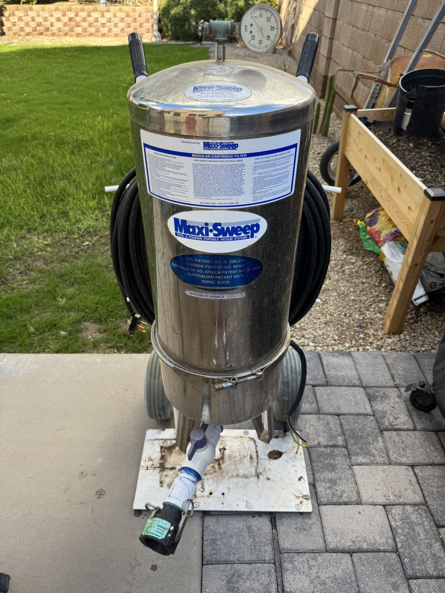 Maxi Sweep Portable Pool Filter
