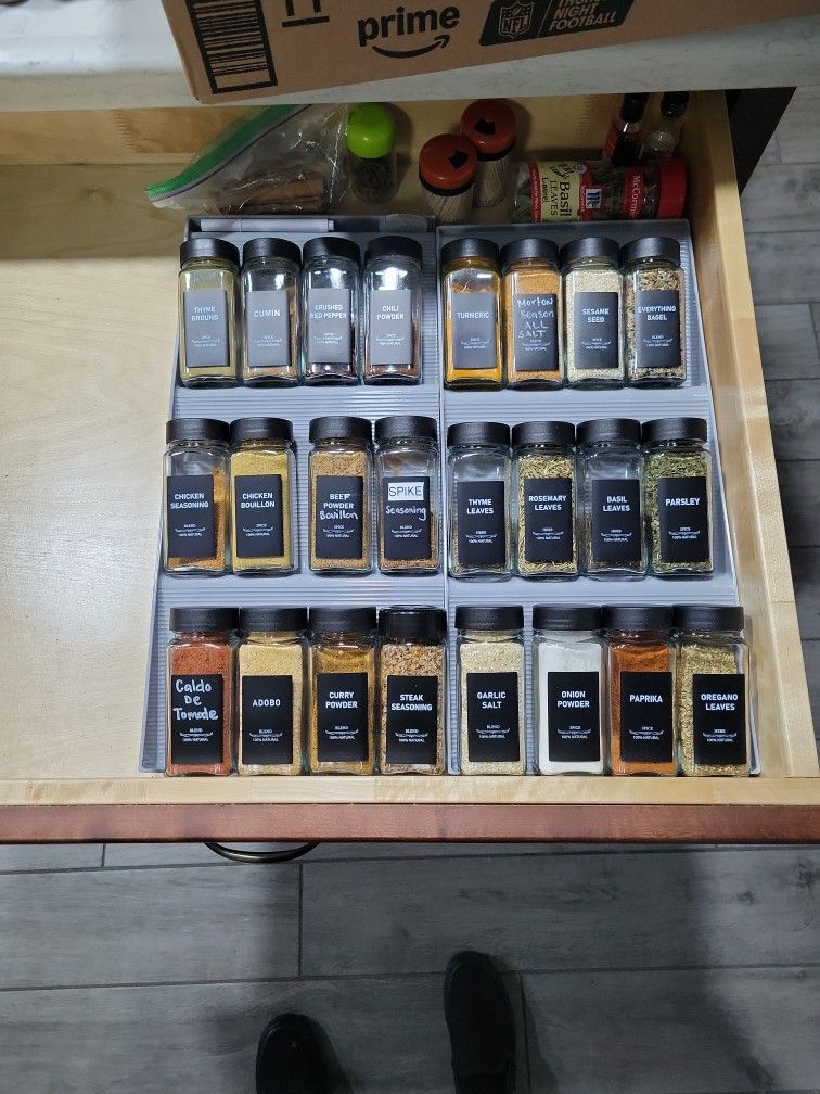 Spice Rack For Drawer