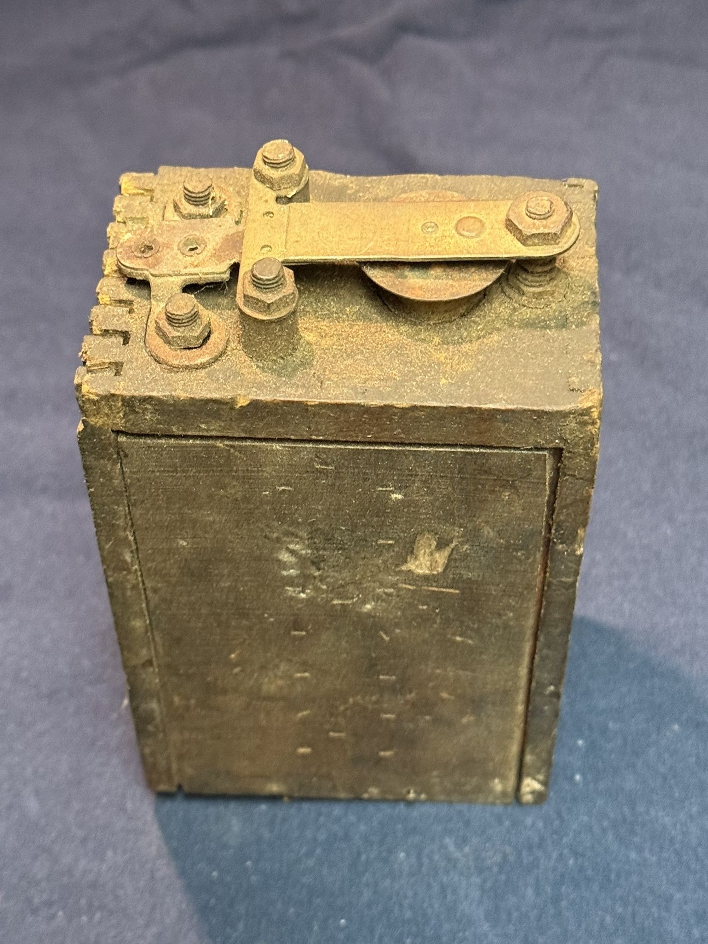 Antique Model T Ford Wooden Case Ignition Coil Buzz Coil