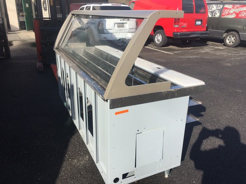 86” Subway Sandwich Prep Table w/ Glass Sneezeguard