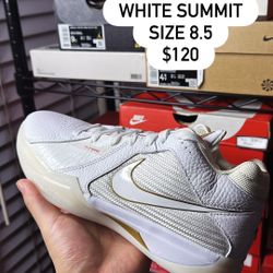Nike Kd 3 White Summit Size 8.5 New