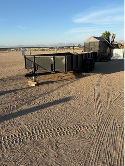 6-FT. By 16-FT with 2-Ft walks Utility Trailer