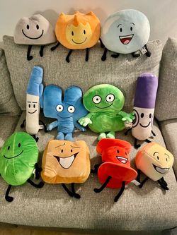 Jack n Jellify BFDI Plush Lot
