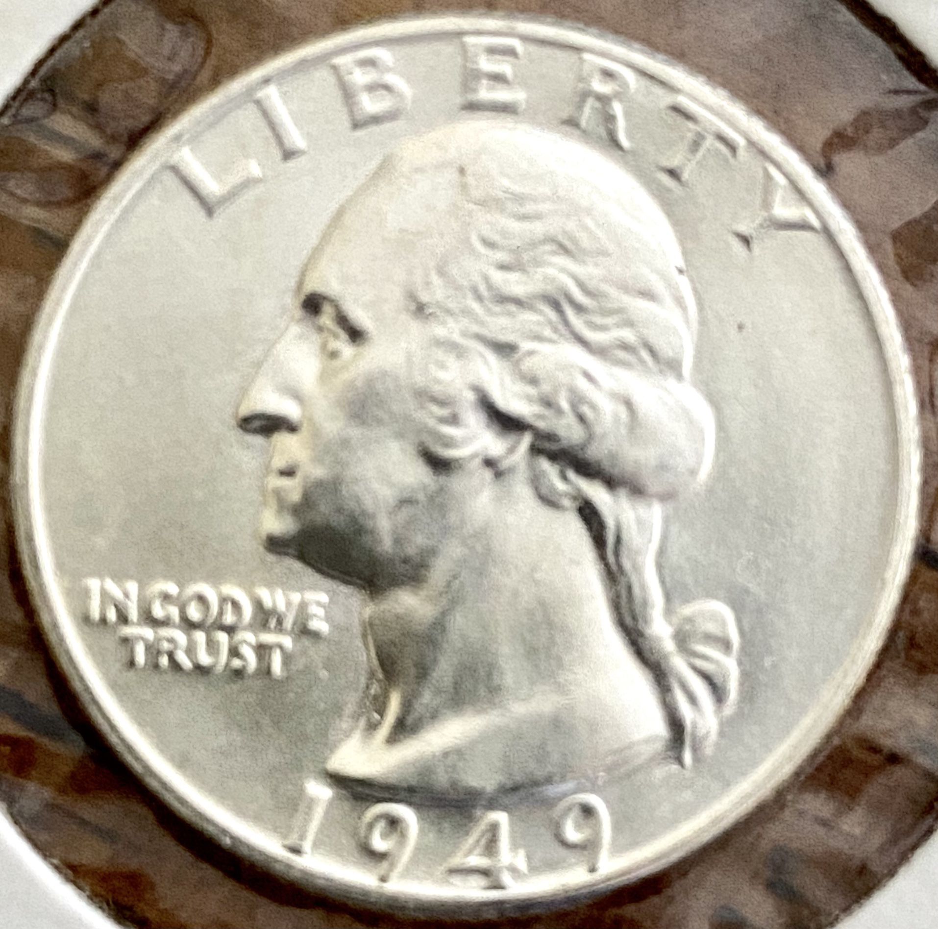 1949 Washington Silver Quarter - Very Choice BU (2 of 2)