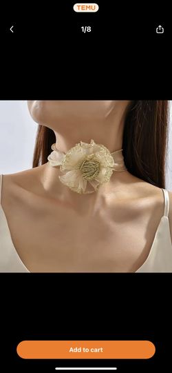 Choker Flower, Necklace, Gorgeous!