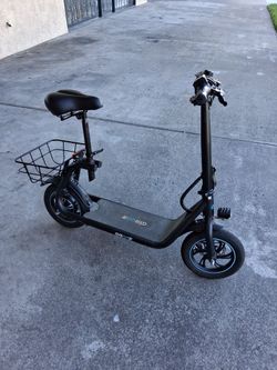 Gyroor Electric Scooter with Seat and Basket