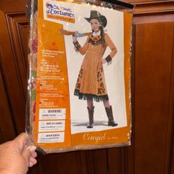 Cowgirl, Halloween costume  Girls.  child size M 8–10 new