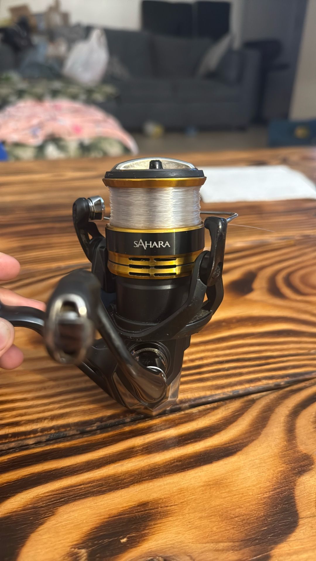 Spinning Reel Shimano Sahara 2500 With Braided Line