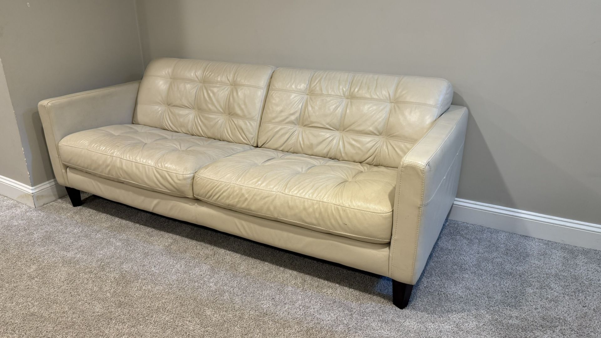 Leather sofa