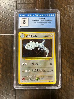 Steelix 208 [CGC 8🔹Blue Label] 1999 Pokemon TCG Japanese Holo 🔹