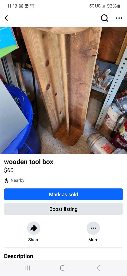 Wooden Tool Box