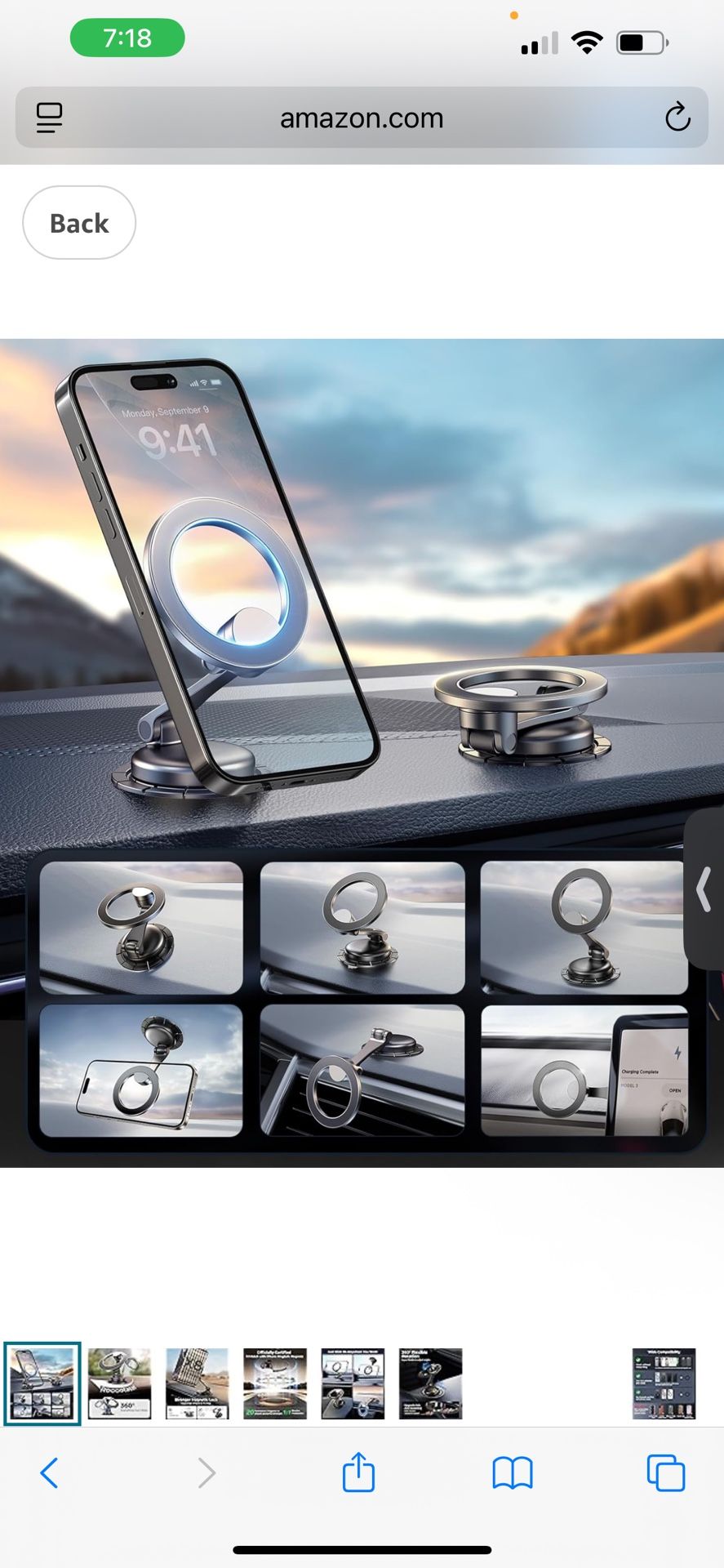 Folding Car Phone Holder