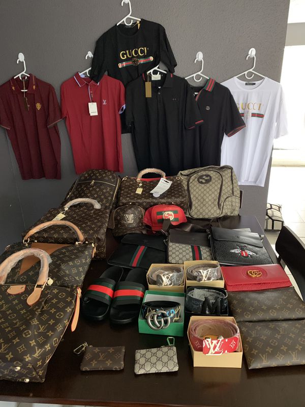Designer belts, coin pouches ,man bags, beanies, purses, slippers shirts for Sale in Houston, TX ...