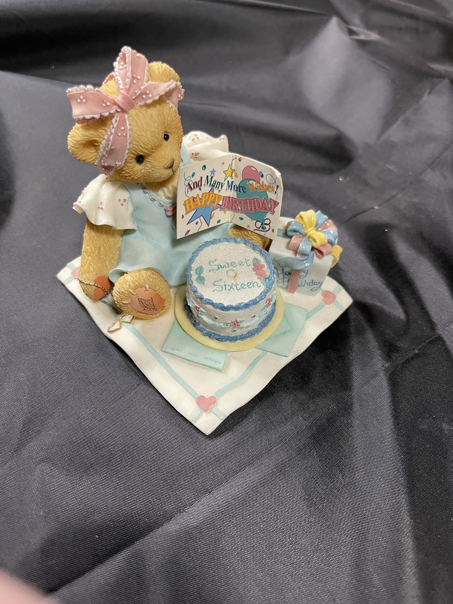 Cherished Teddies “Sixteen Candles and Many More Wishes” 1997 Figurine