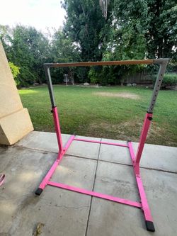 Gymnastics Practice Beam & Adjustable Training Bar Set