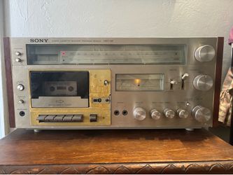 Vintage Sony HST-49 Stereo Cassette Deck Receiver AM/FM Program Sensor